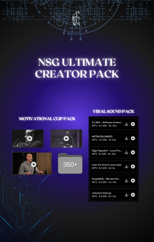 NSG ULTIMATE CREATOR PACK
